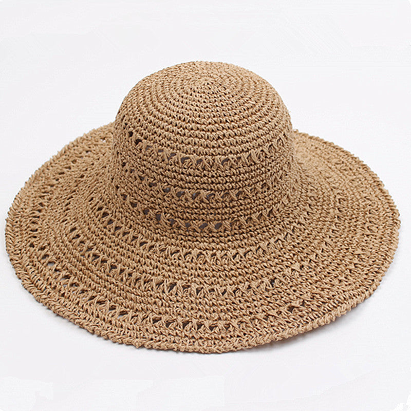 Optimized Product Title: "Damen Faltbarer Strohhut mit Breiter Krempe – Stylischer Sonnenschutz für den Sommer" 

This title includes relevant keywords for better visibility while also highlighting the product's features and benefits.