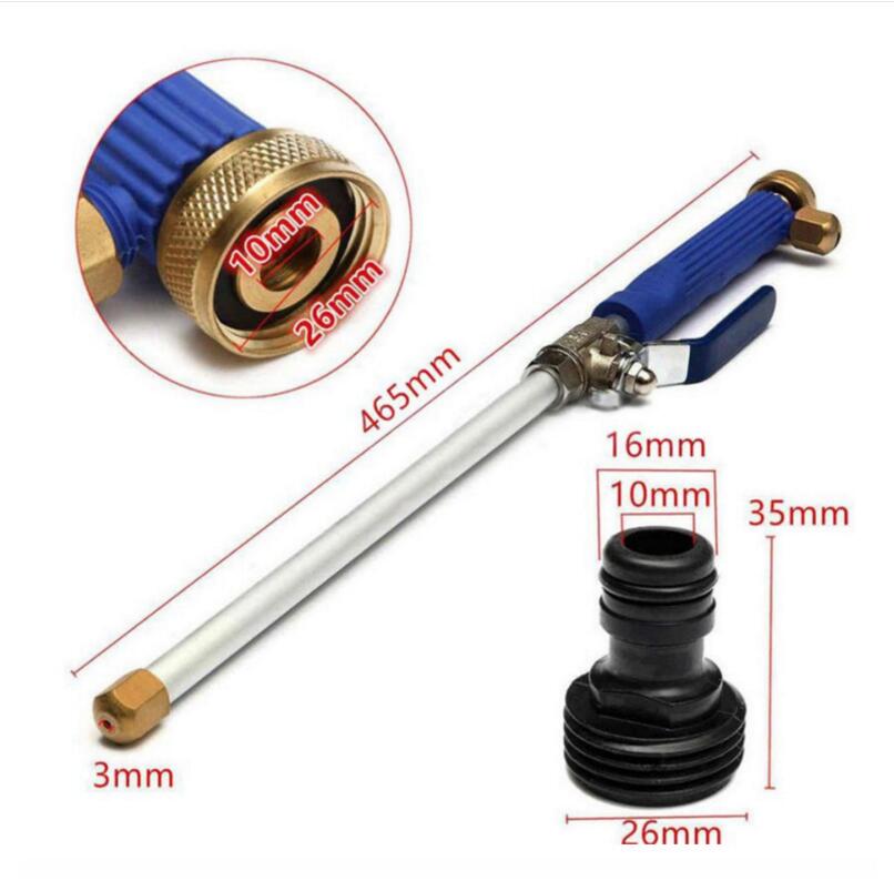 Garden Hose Pressure Washer Attachment – Stainless Steel, 70cm Length & 15m Spray Range