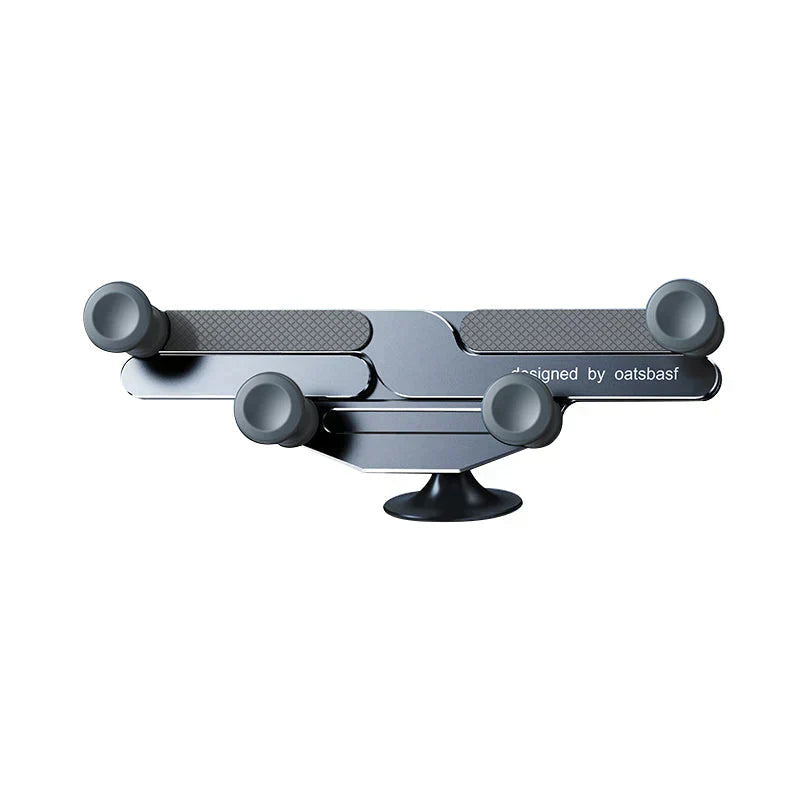 Car Phone Mount – 360° Rotation, Vent/Suction Clip & Aluminum Build