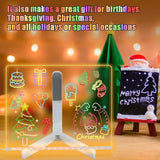 LED Neon Drawing Tablet – USB-Powered, Reusable Acrylic Panel & 3 Sizes