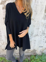 Enhanced Product Title: "Hannah V-Neck Sweater for Women - Stylish & Comfortable Knit Pullover" 

This title includes relevant keywords while providing more detail about the product, which can help improve visibility in Google Shopping searches.
