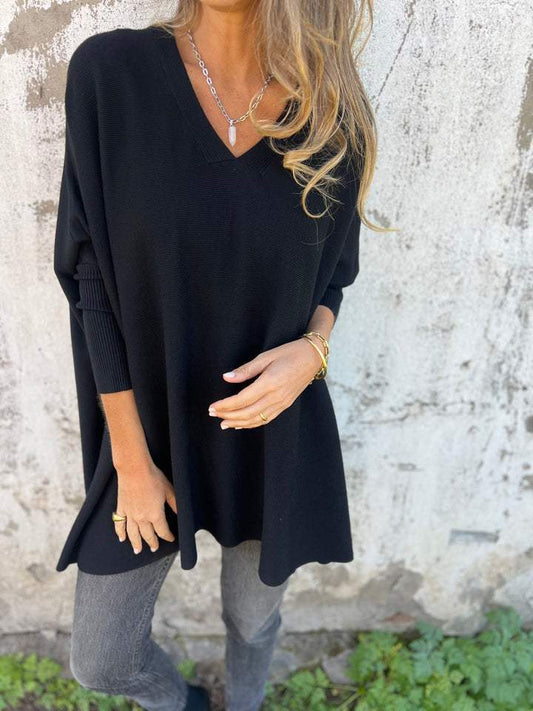 Women's V-Neck Knit Pullover