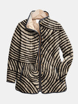Andi™ Retro Hand-Drawn Circle Jacket - Vintage Style, Unique Design, Perfect for Casual Wear