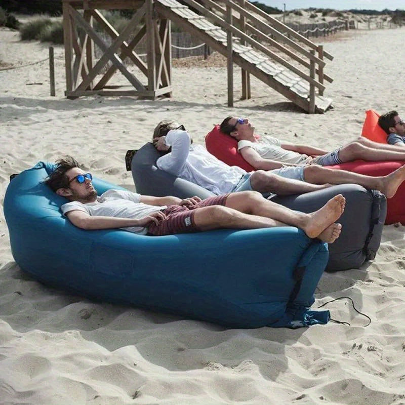 Inflatable Air Lounger – Self-Inflating, 200×70cm Polyester & Packable for Outdoors