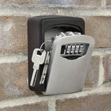 Outdoor Key Safe Box – 4-Digit Combination, Weatherproof Steel & Wall-Mounted