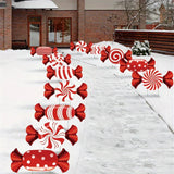 Christmas Candy Cane Pathway Lights – LED Walkway Stakes