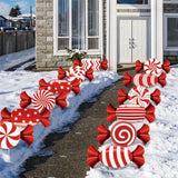 Christmas Candy Cane Pathway Lights – LED Walkway Stakes