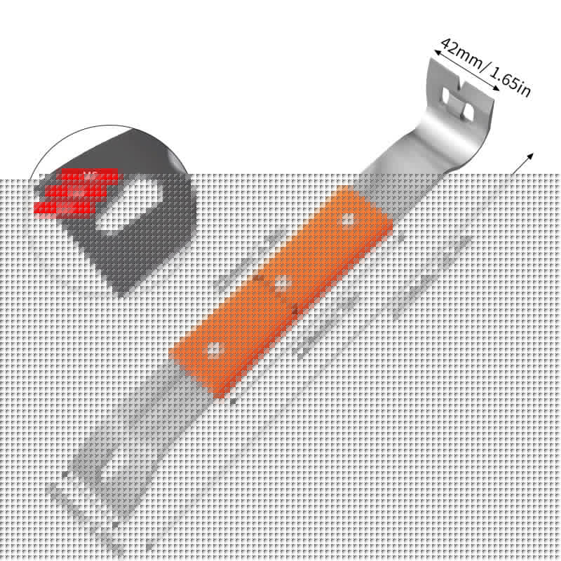 Stainless Steel Pry Bar – Nail Puller, Non-Slip Grip & 27cm Multi-Tool
