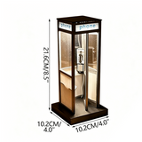 Phone Booth Table Lamp – Vintage Design, 21cm & Warm Ambient Light