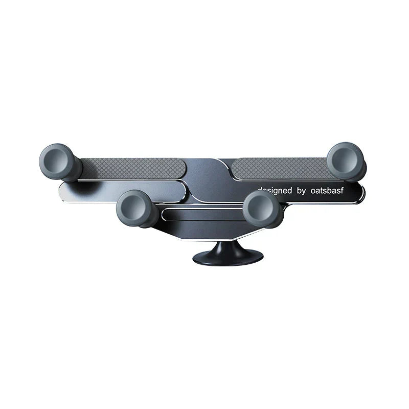 Car Phone Mount – 360° Rotation, Vent/Suction Clip & Aluminum Build