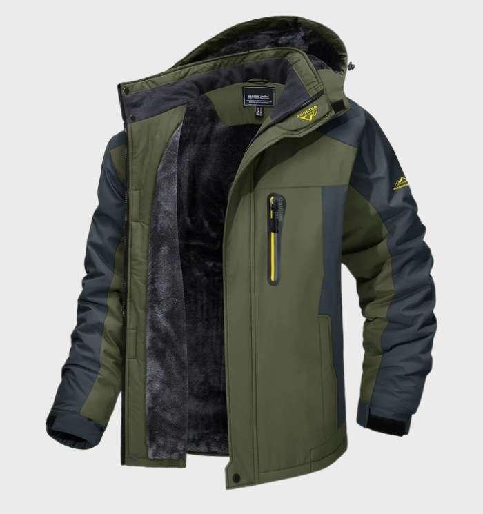 Logan Warm & Water-Resistant Men's Hooded Fleece Jacket