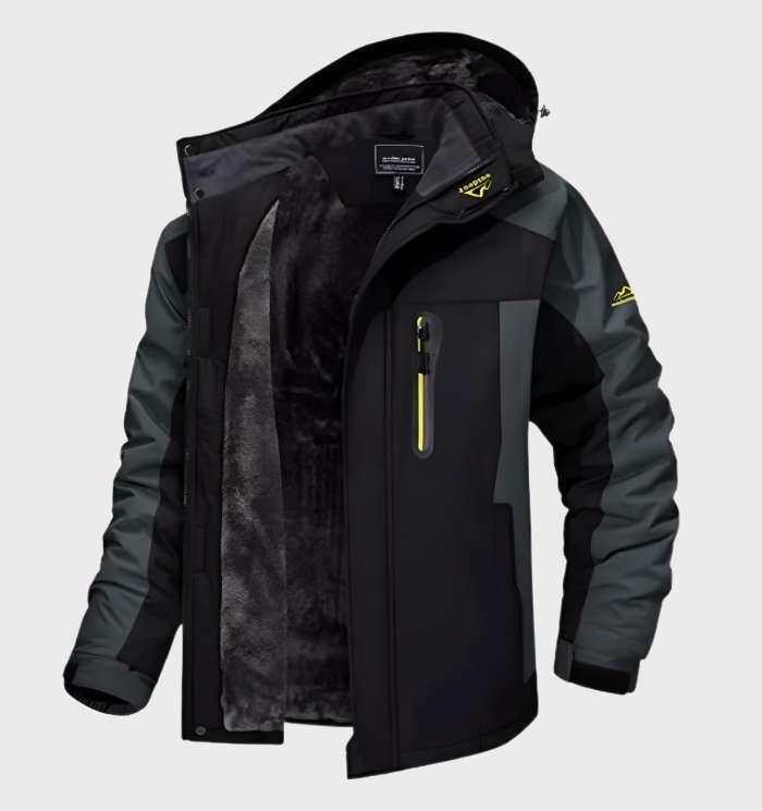 Logan Warm & Water-Resistant Men's Hooded Fleece Jacket
