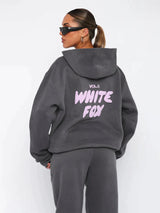 Elise – Comfortable Women's Tracksuit - Dark Gray