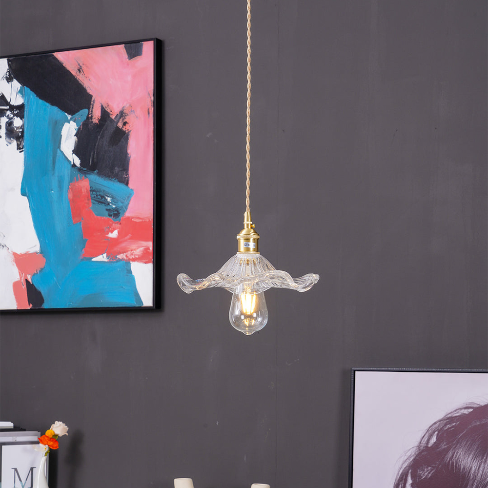 Trendy Hibiscus Flower Pendant Light - FlowerLite