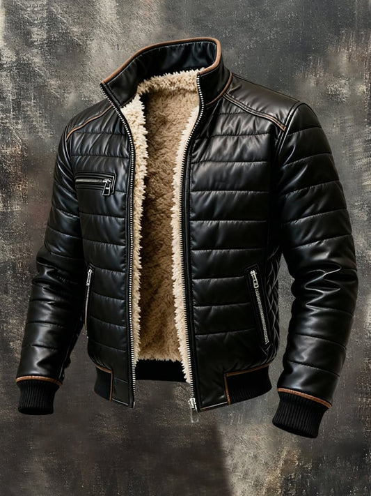 BRUNON Premium Isolierte Jacke mit Luxuriösem Plush-Futter – Warm, Stilvoll & Bequem