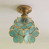Retro Flower Ceiling Light | Colourful Vintage-Inspired PVC Flush Mount