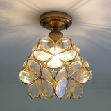 Retro Flower Ceiling Light | Colourful Vintage-Inspired PVC Flush Mount