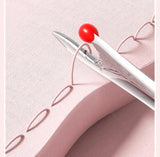 Needle Threader & Seam Ripper Tool – 10.4cm, Stainless Steel Tips & Ergonomic Grip