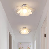 Petal Flower Ceiling Light | Modern Floral Semi Flush Mount Fixture