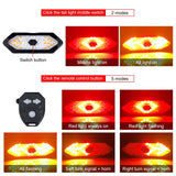Bike Tail Light with Remote – Turn Signals, 120dB Horn, Waterproof & 900mAh USB Rechargeable
