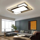 Remote-Controlled LED Ceiling Light | Modern Geometric Design