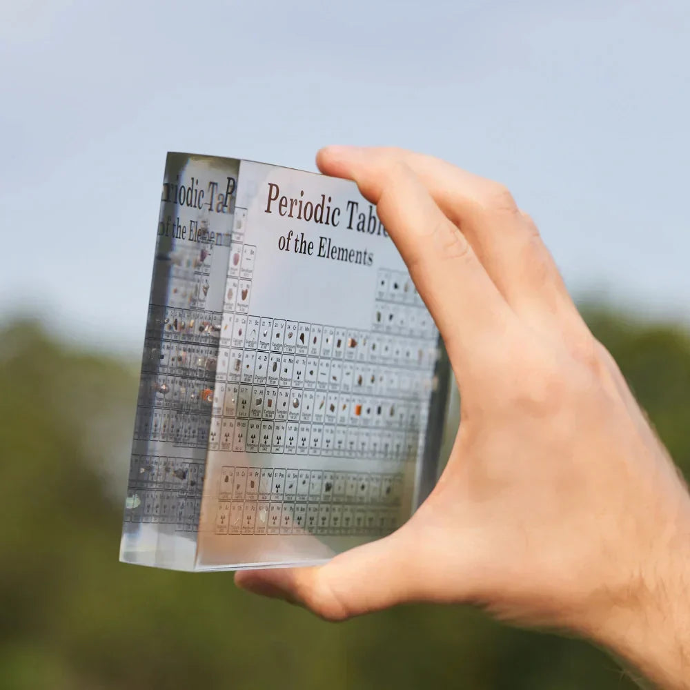 Elementa – Illuminated Periodic Table with Real Elements
