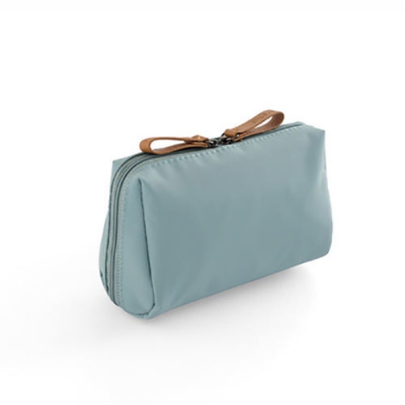 Padded Cosmetic Bag – Nylon Foam Lining, Spacious Main Compartment & 4 Colors
