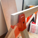 Industrial Steel Workbench Bracket – Anti-Slip Teeth, Reinforced Ribs & Tool-Free Fit