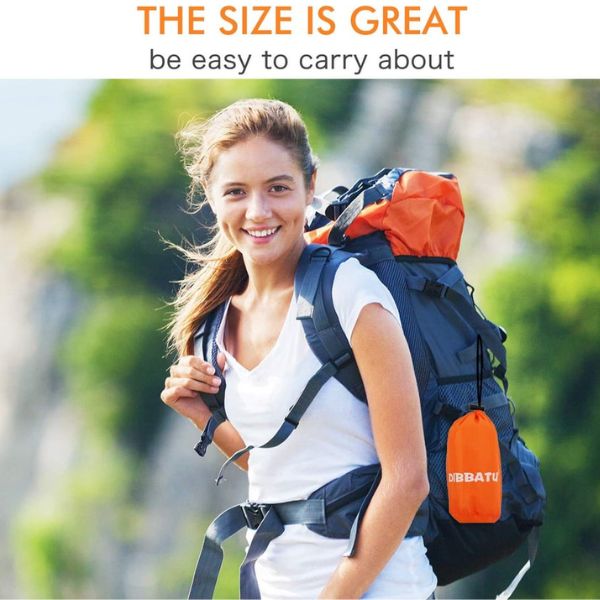 Reflective Emergency Blanket – Waterproof, 90% Heat Reflection & Compact Orange