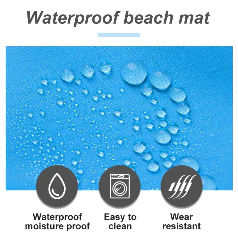 Waterproof Outdoor Picnic Mat – 200x140cm, Lightweight & Carry Bag