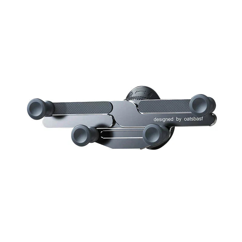Car Phone Mount – 360° Rotation, Vent/Suction Clip & Aluminum Build