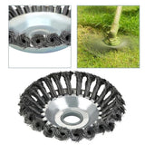 Steel Wire Brush Trimmer Head – 36 Carbon Steel Wires, Universal Fit & 15cm