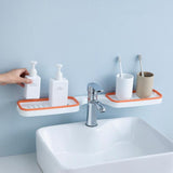 Swivel Corner Shelf – No-Drill Mount, 180° Adjustable & 7kg Capacity
