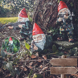 Kalsten | Military Garden Gnome with Camouflage Uniform