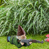 Kalsten | Military Garden Gnome with Camouflage Uniform