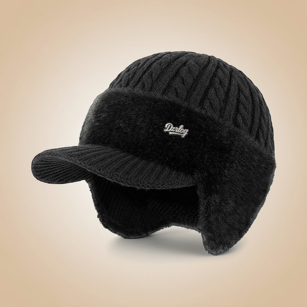 Winter Hat Trapper Ear Protection Windproof Fur Lined Cap