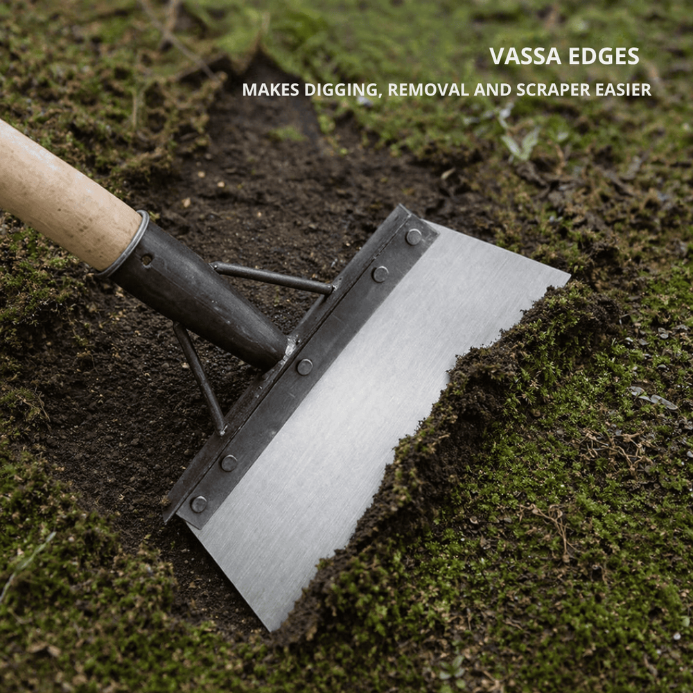 Enhanced Product Title: "Verstellbarer Unkrautschaber aus Manganstahl mit Ergonomischem Holzgriff – Effektives Unkrautentfernen für Garten und Landschaftspflege" 

This title includes relevant keywords for better visibility on Google Shopping while emphas