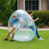 Bubble-Ball für drinnen & draußen – Wasserbefüllbar, bis 122 kg belastbar – Perfekt für Spaß und Fitness!