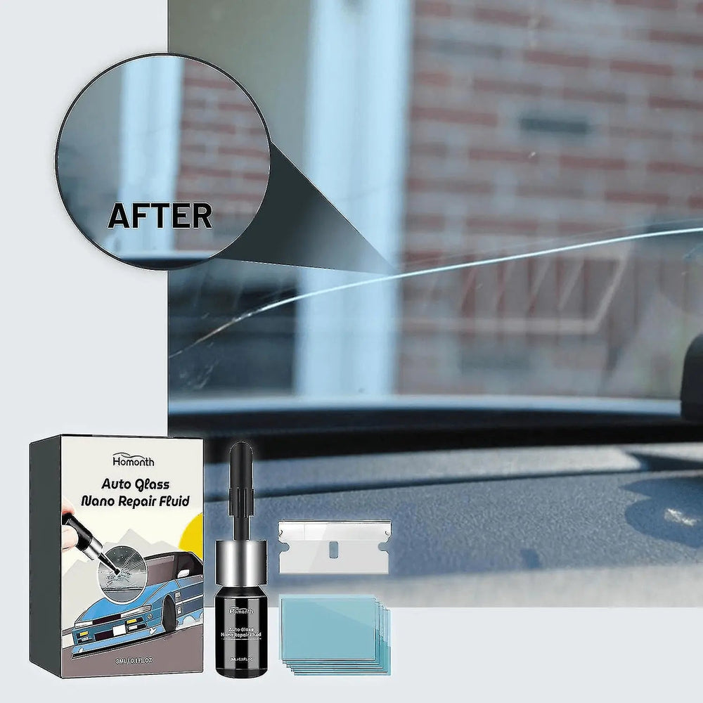 Glass Repair Kit – Nano Resin, Fixes Cracks & Scratches, 30ml & UV-Resistant