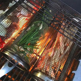 Rolling Grill Basket – 304 Stainless Steel, 9×31cm & Dishwasher-Safe