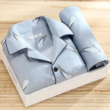 Oliver Luxe Men's Pyjama Set – Grey Feather