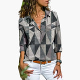 Women's Blouse – Floral Print, Flowing Fit & Summer Style
