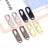 Universal Metal Zipper Pull Repair Kit – 10-Pack, Zinc Alloy & 4 Colors