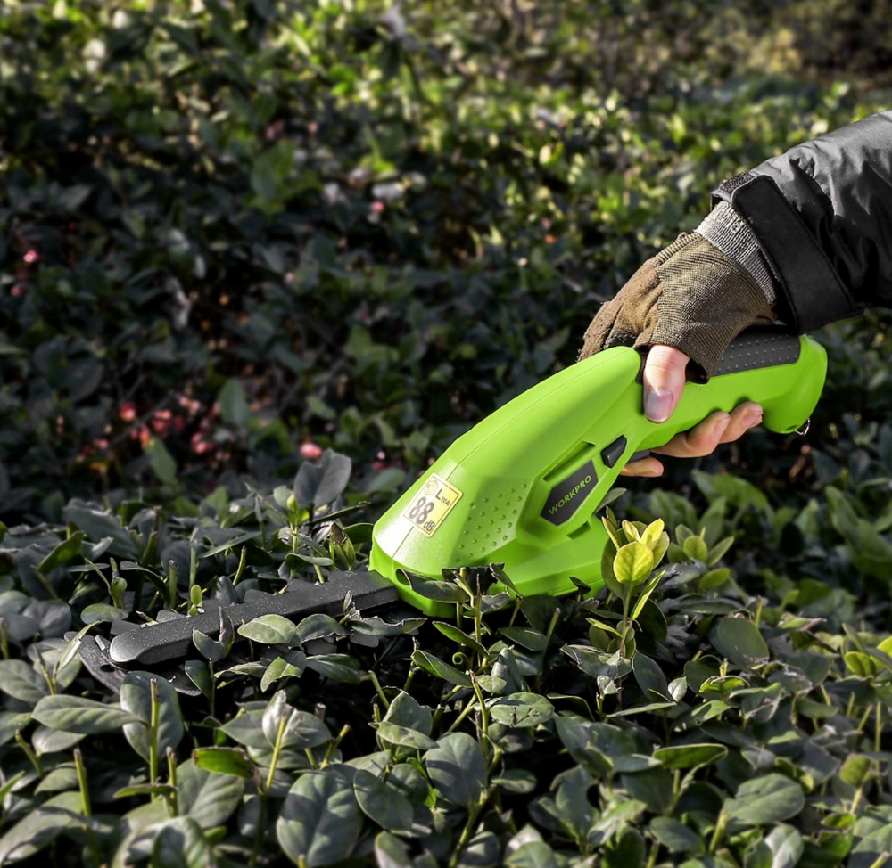 Optimized Product Title: **Kabelloser 2-in-1 Strauchschneider – Effizientes Schneiden von Hecken und Gras mit einem vielseitigen Gerät** 

This title includes relevant keywords while emphasizing the product's versatility and efficiency, making it more app
