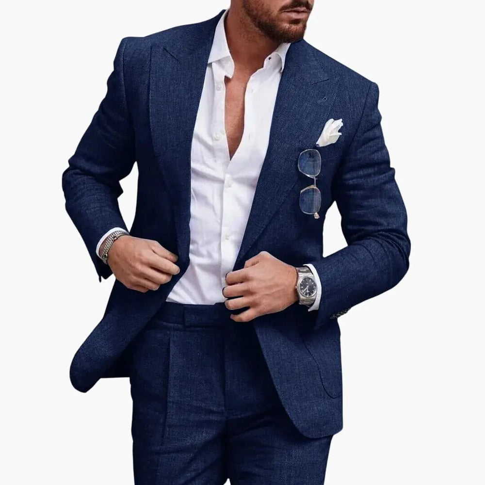 Men's Business Suit – Two-Piece Design & Formal Style