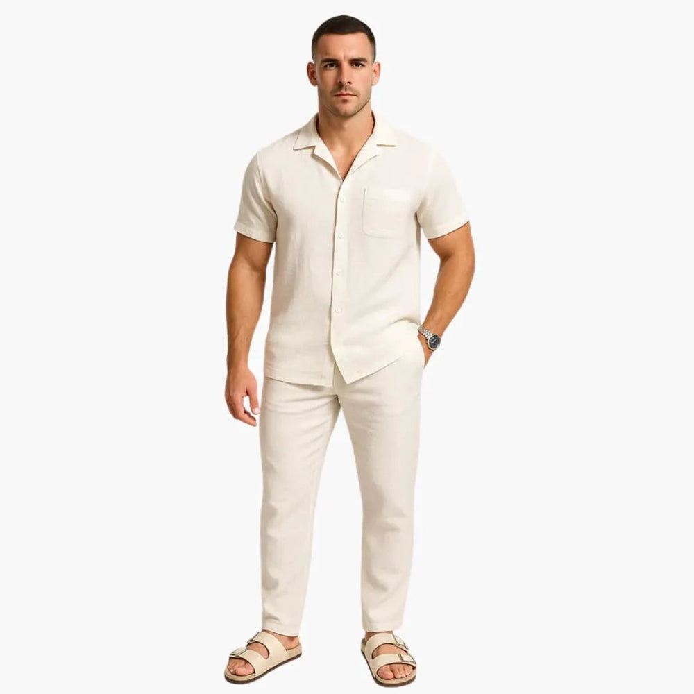 Two-Piece Set – Men's, Short Sleeve Shirt & Pants