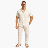 Two-Piece Set – Men's, Short Sleeve Shirt & Pants