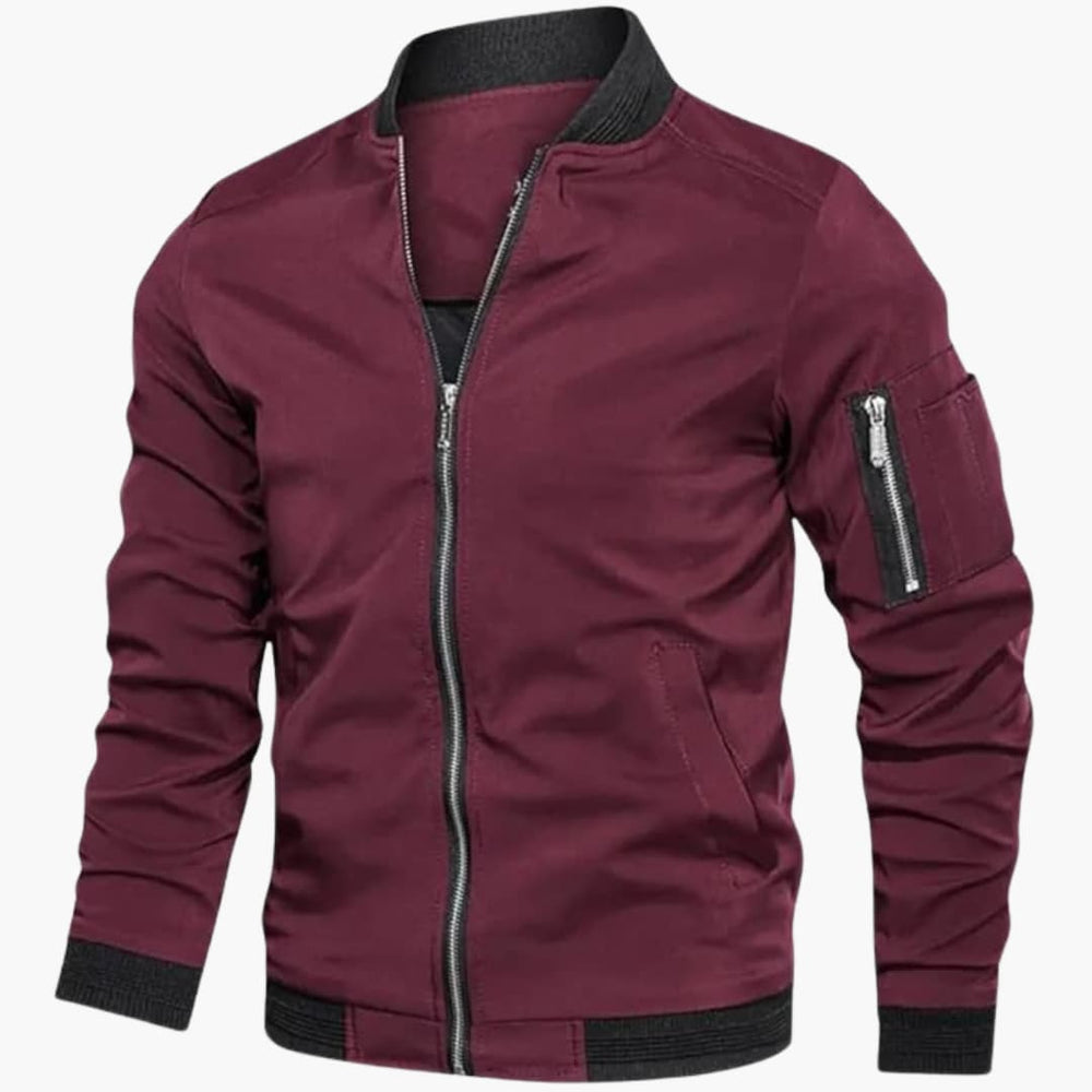 Enhanced Product Title: **Stefan™ Premium Men's Bomber Jacket - Stylish & Versatile Outerwear for All Seasons**