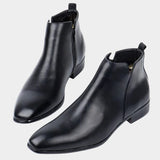 Lars – Classic Retro Leather Boots for Men