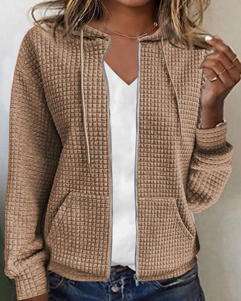 Wynona Women's Zip-Up Casual Jacket with Pockets